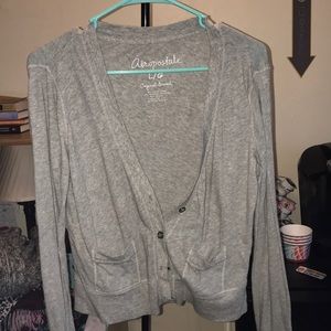 Grey cardigan